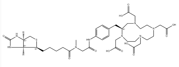 DOTA-p-NH2-Bn-biotin，CAS：180978-54-5