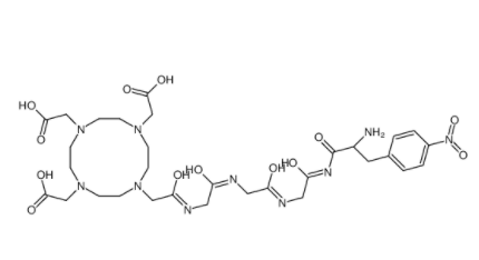DOTA-glycyl-glycyl-glycyl-(4-nitrophenyl)alanine amide 
