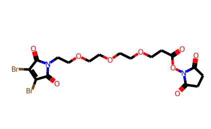 3,4-Dibromo-Mal-PEG3-NHS ester 