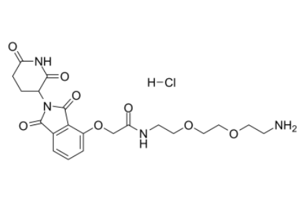 Thalidomide-O-amido-PEG2-C2-NH2 hydrochloride 