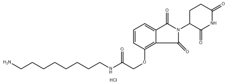 Thalidomide-O-amido-C8-NH2 hydrochloride 