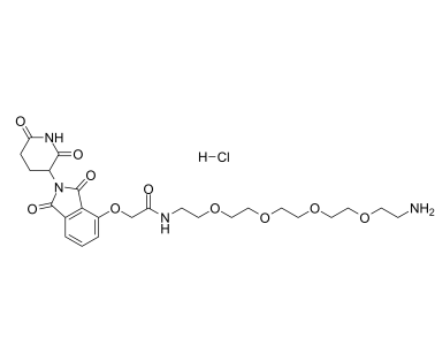 Thalidomide-O-amido-PEG4-C2-NH2 hydrochloride 