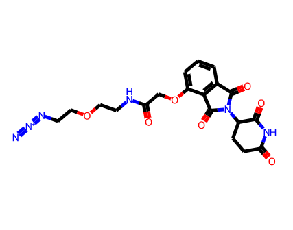 Thalidomide-O-acetamido-PEG1-C2-azide 