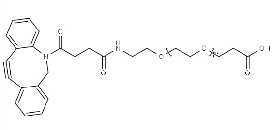 二苯并环辛炔-十二聚乙二醇-羧酸