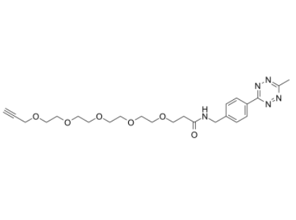 	Methyltetrazine-amido-PEG5-alkyne	
