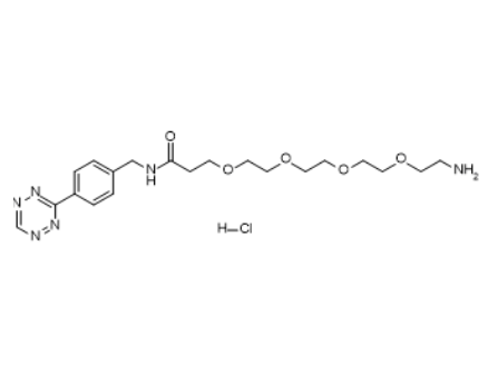 	Tetrazine-PEG4-amine (hydrochloride) 