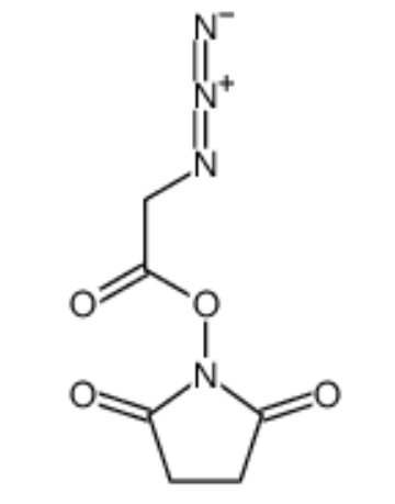 叠氮乙酸 NHS 酯	 