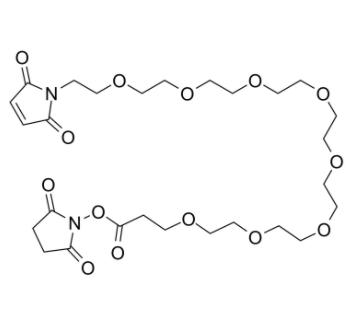	Mal-PEG8-NHS ester