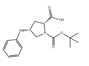 (2R,4R)-1-(叔丁氧基羰基)-4-苯氧基吡咯烷-2-羧酸