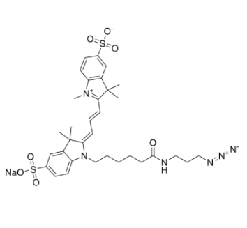 Sulfo-cyanine3 azide sodium 