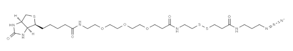 Biotin-PEG3-SS-azide，CAS号2866429-93-6.png