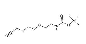 Propargyl-PEG2-NHBoc 
