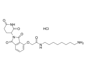 Thalidomide-O-amido-C8-NH2 hydrochloride 