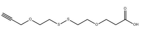 Propargyl-PEG1-SS-PEG1-acid