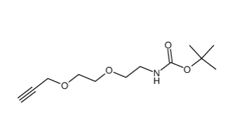 Propargyl-PEG2-NHBoc 