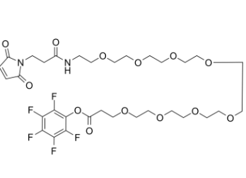 Maleimide-NH-PEG8-CH2CH2COOPFP Ester
