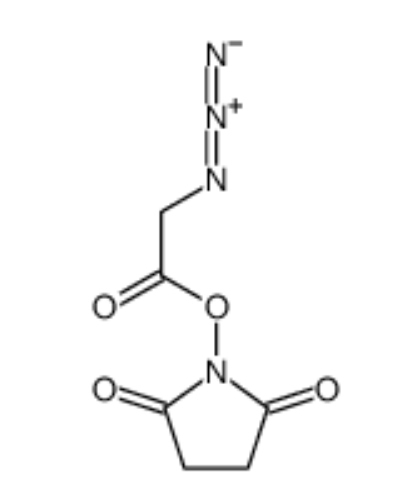 叠氮乙酸 NHS 酯	 
