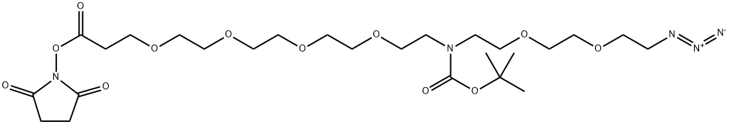 N-(Azido-PEG2)-N-Boc-PEG4-NHS ester