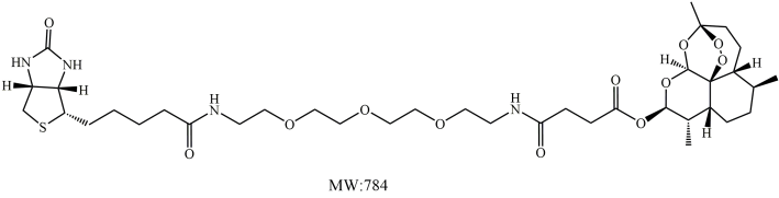 Biotin-PEG3-Artesunate，Biotin-PEG3-青蒿琥酯