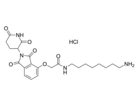 Thalidomide-O-amido-C8-NH2 hydrochloride 