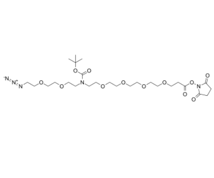 N-(Azido-PEG2)-N-Boc-PEG4-NHS ester 