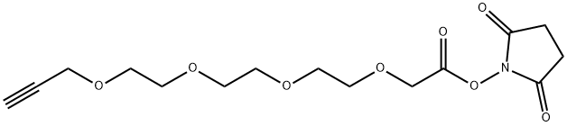 Propargyl-PEG4-CH2CO2-NHS