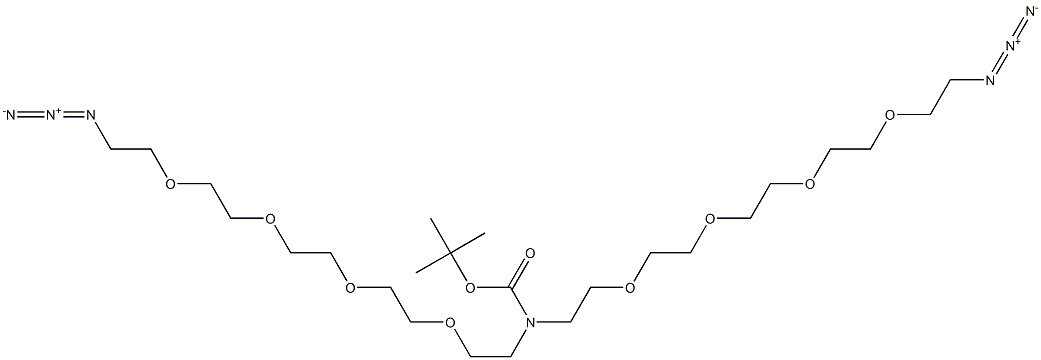 N-Boc-N-bis(PEG4-azide)