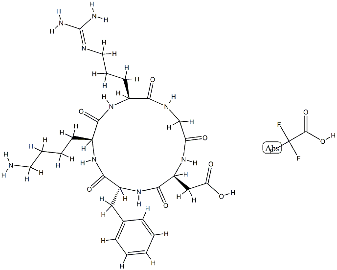 Cyclo (-RGDfK) 2,2,2-Trifluoroacetic acid