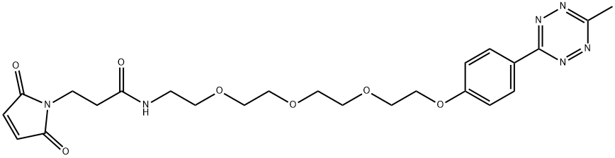 Methyltetrazine-PEG4-maleimide