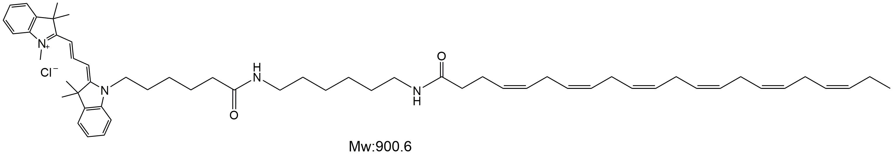 Cy3-DHA，荧光标记二十二碳六烯酸