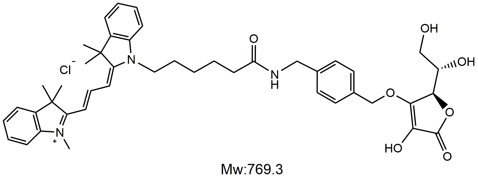 Cy3-Vitamin C荧光偶联物