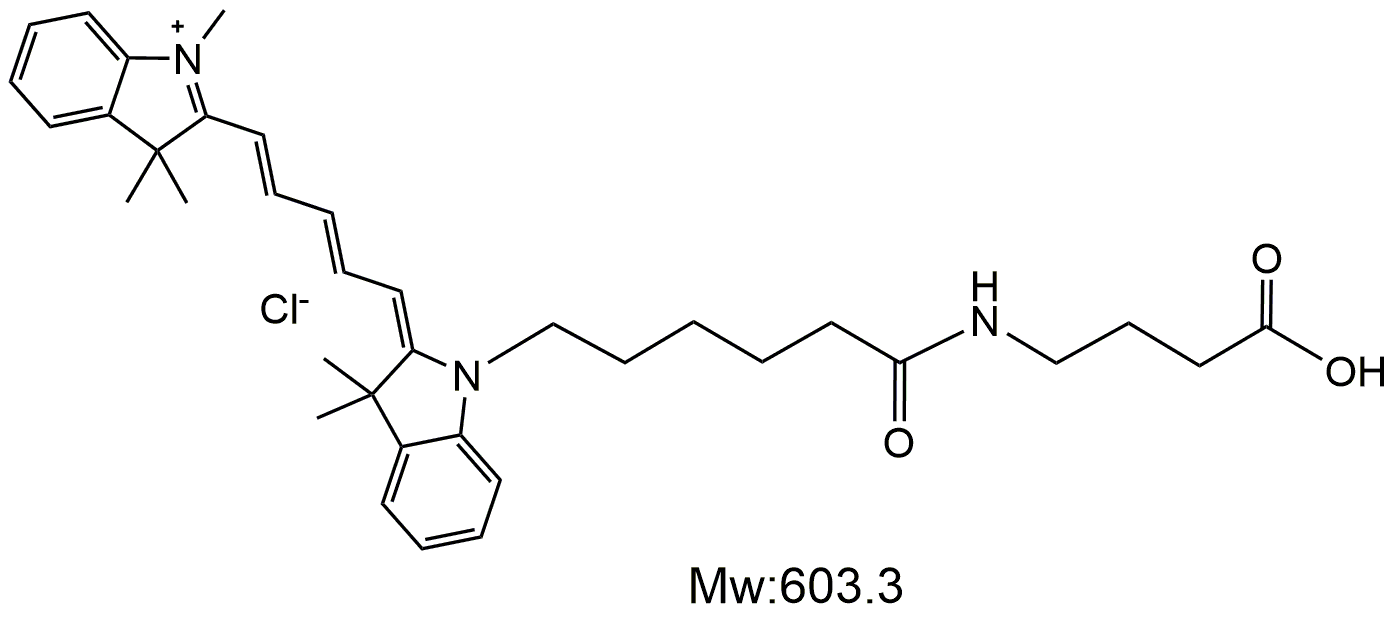 Cy5-氨基丁酸，Cy5-Aminobutyric acid，荧光标记氨基丁酸