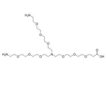 	N-(acid-PEG3)-N-bis(PEG3-amine) 