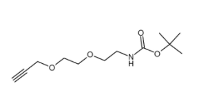 Propargyl-PEG2-NHBoc 