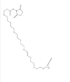 N3-PEG8-CH2CH2COONHS Ester