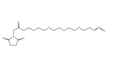 N3-PEG4-CH2CH2COONHS Ester