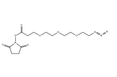 N3-PEG3-CH2CH2COONHS Ester