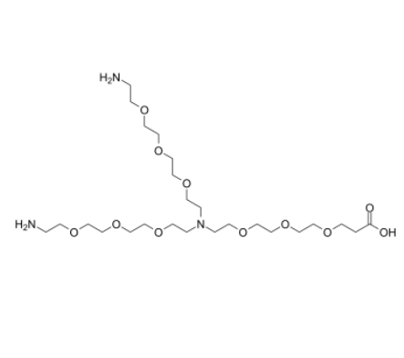 N-(acid-PEG3)-N-bis(PEG3-amine) 