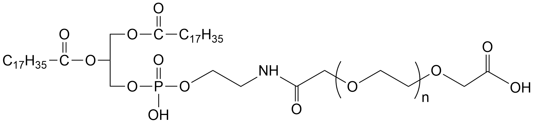 羧基聚乙二醇-磷脂，DSPE-PEG2K-COOH
