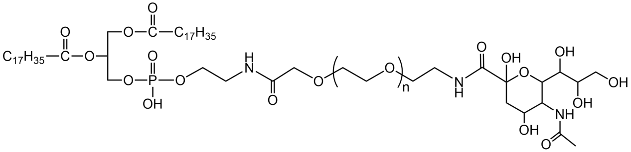 磷脂-聚乙二醇-（SA），DSPE-PEG2K-SA