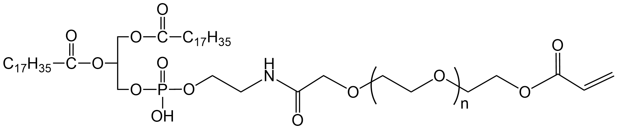 DSPE-PEG-丙烯酸酯，磷脂-PEG-Acr