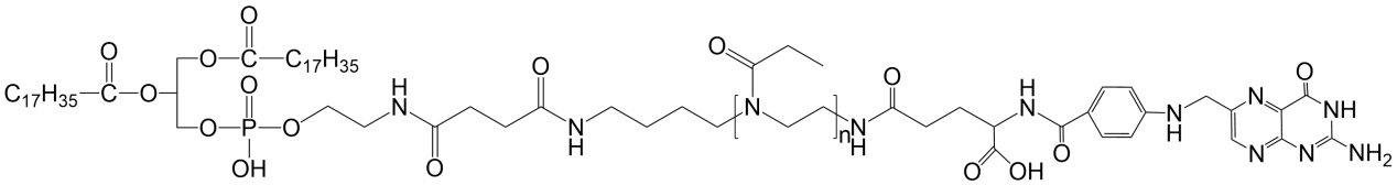 DSPE-PEOZ-FA，叶酸修饰聚恶唑啉磷脂衍生物