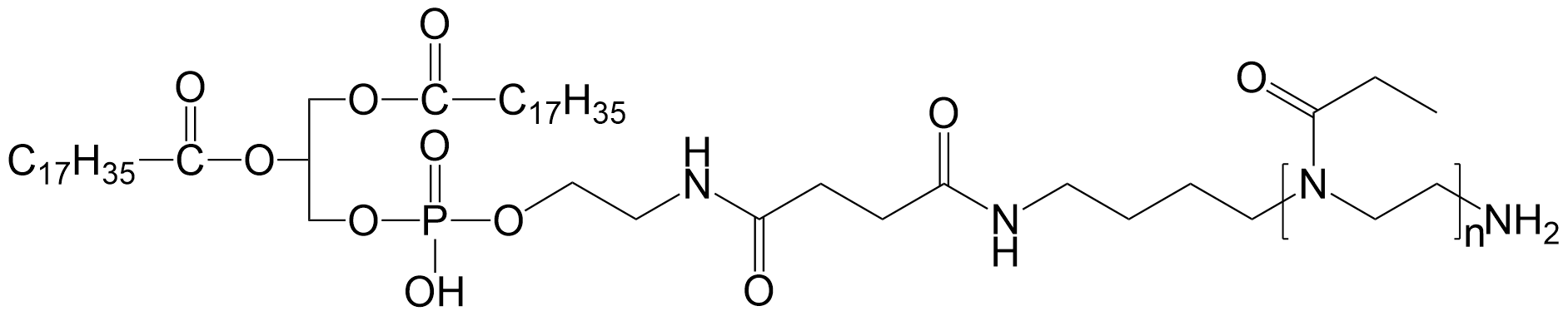 DSPE-PEOZ-NH2，氨基端基聚恶唑啉修饰磷脂