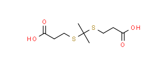 3,3'-(丙烷-2,2-二基双(硫烷二基))二丙酸