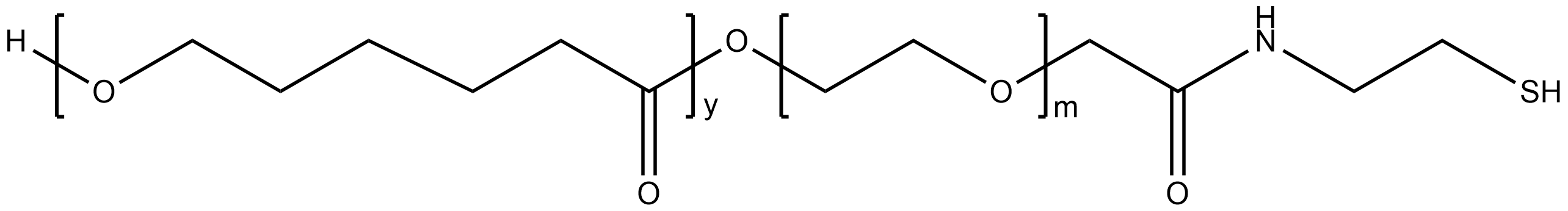 PCL-PEG-SH，聚己内酯-聚乙二醇-巯基