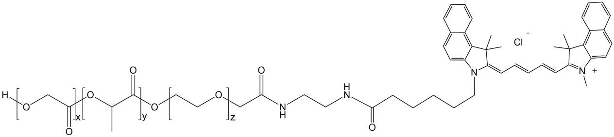 PLGA-PEG-CY5.5，聚乳酸-羟基乙酸-聚乙二醇-CY5.5
