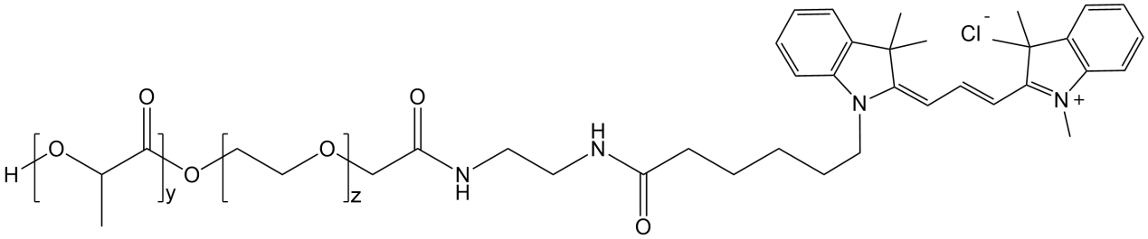 PLA-PEG-CY3，聚乳酸-聚乙二醇-CY3