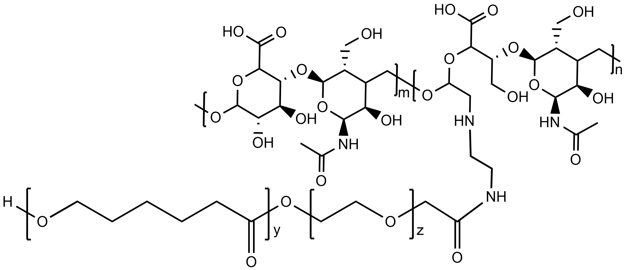 PCL-PEG-HA，聚己内酯-聚乙二醇-三苯基膦