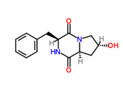 环(L-苯丙氨酰-反式-4-羟基-L-脯氨酸)	 