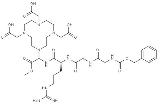 Heptapeptide Z-GGRDOTA 